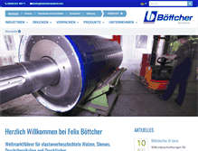 Tablet Screenshot of boettcher.de